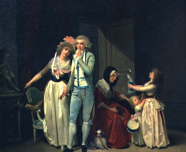 Those Who Inspire Love Extinguish It, or The Philosopher by Louis-Leopold Boilly, 1790